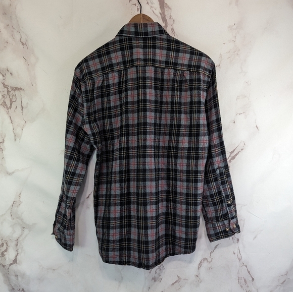 Pendleton Shirt Men Medium Wool Button Down Plaid Vtg Macpherson Hunting Tartan - Picture 5 of 11